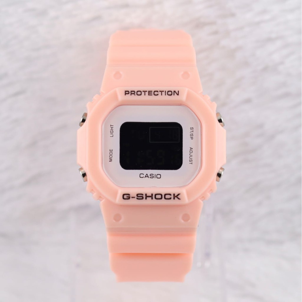 JAM TANGAN PRIA WANITA G-SHOCK CASIO DW-5600 FULL PINK