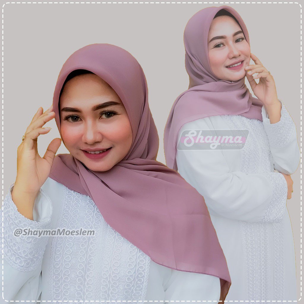 Segiempat Bellasquare Paris Premium 110x110cm / Hijab Segiempat Paris