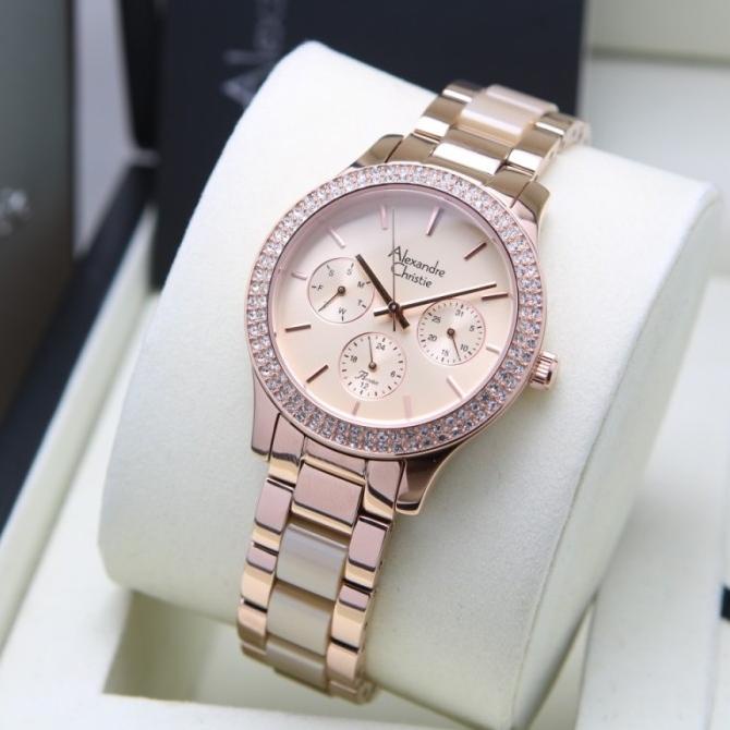 Jam Tangan Alexandre Christie Wanita AC2914BF Original