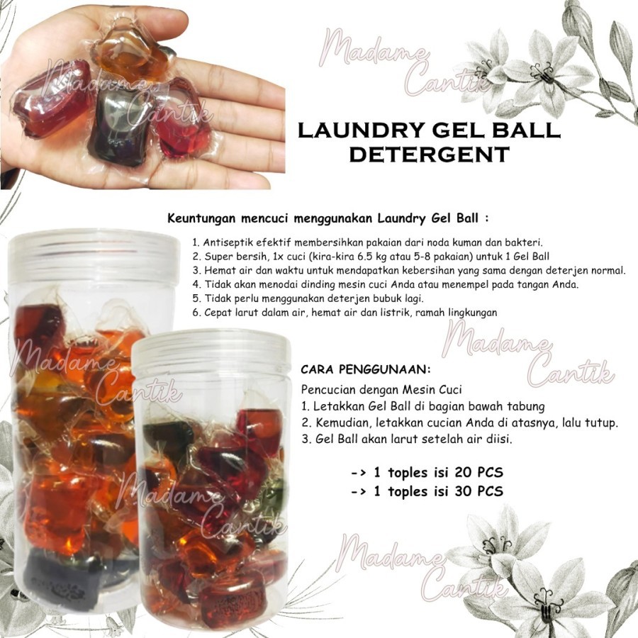 ✿ MADAME ✿ SET LAUNDRY - KANTONG CUCI BRA BALL GEL