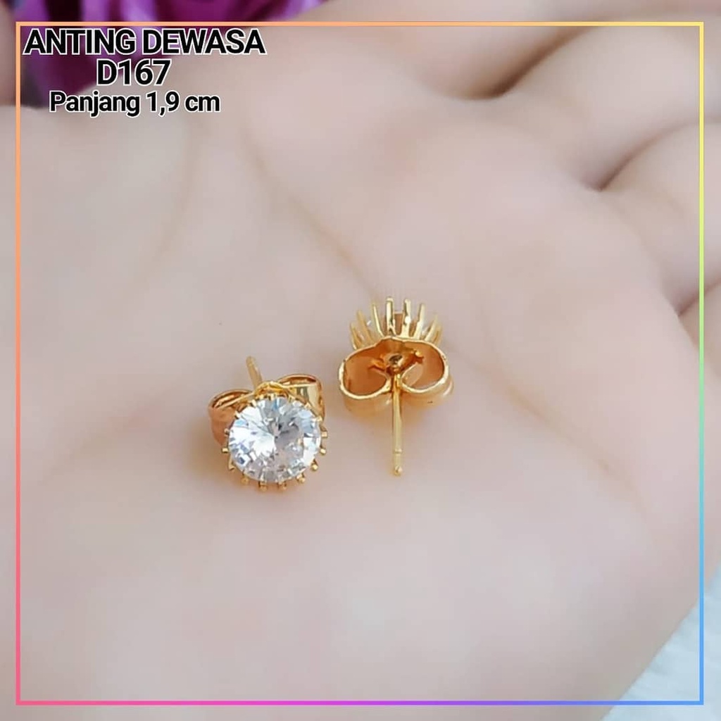 Anting xuping anting dewasa tusuk lapis emas gold D167