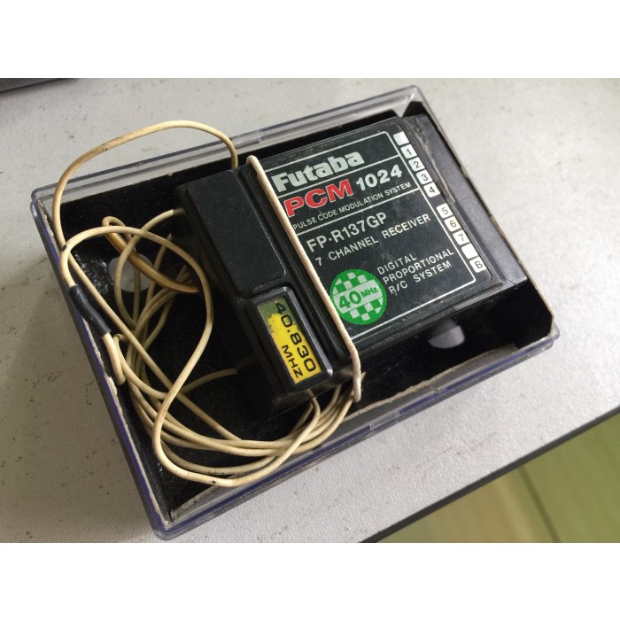 Futaba R/C Receiver 7 channel PCM 40 Mhz