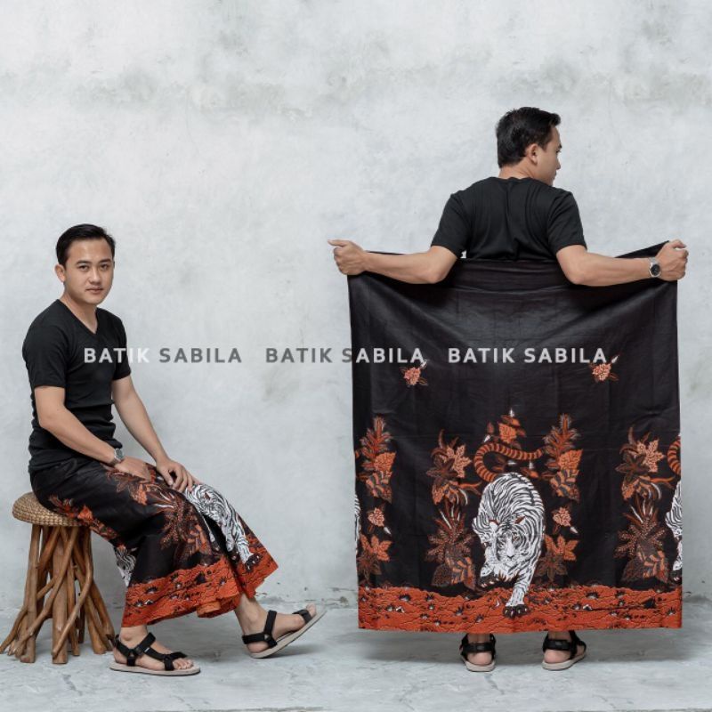 sarung macan katun dewasa