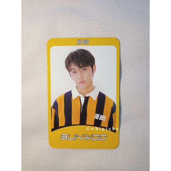 Sunwoo Giddy Up Special Photocard PC