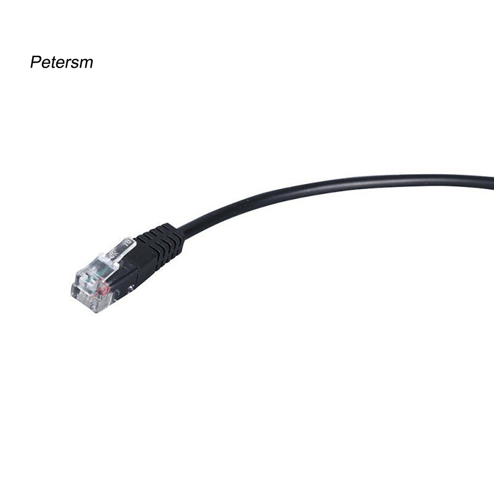 (Pt) Kabel Adapter Konverter Headset Smartphone Ke Rj9 Plug 3.5mm Panjang 30cm Untuk Telepon