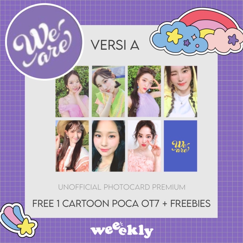Weeekly : we are Photocard unofficial || Soojin, Jiyoon, Monday, Soeun, Jaehee, Jihan, Zoa