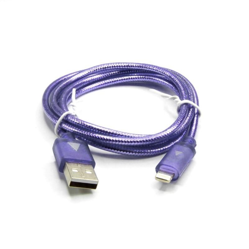 PROMO KABEL DATA MURAH KABEL CHARGER LIGHTNING SELANG SERIES LED NYALA KABEL CAS HP VARIAN WARNA - TEKNO KITA - TEKNO KITA