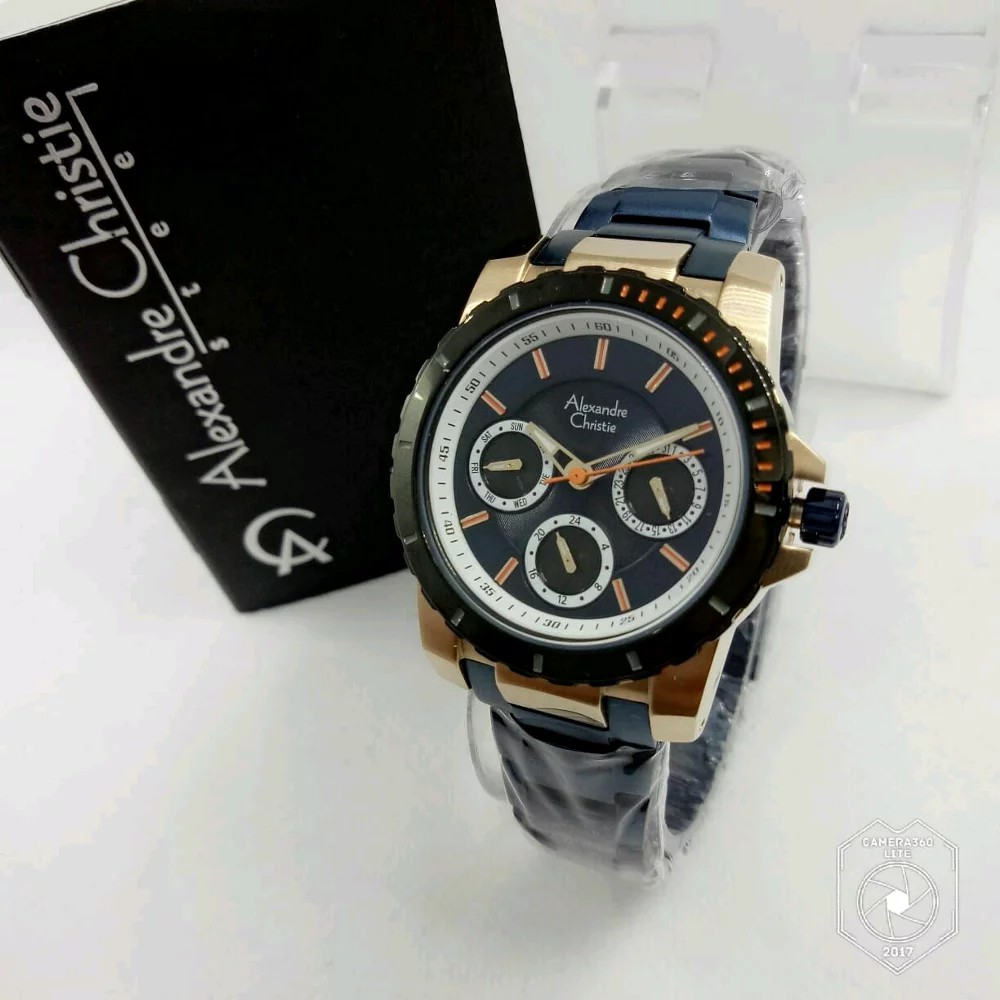 Jam Tangan Pria Original Alexandre Christie Chrono