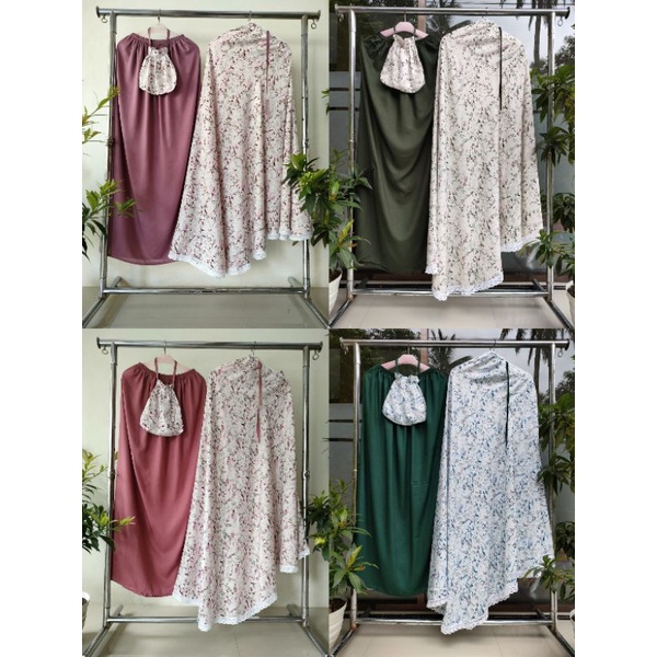 MUKENA RAYON JUMBO ROK POLOS MURAH DAN BERKUALITAS