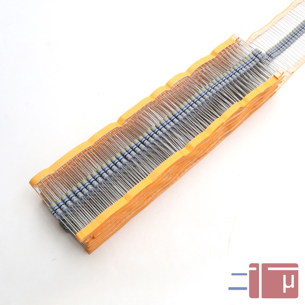 x10 Resistor 47R 47 Ohm 1W Metal Oxide 5% Taiwan Kaki Tembaga