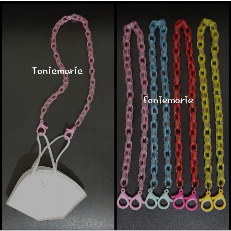 UKURAN BESAR - RANTAI GANTUNGAN MASKER/ TALI MASKER KOREA /MASK CHAIN/ROPE MASK IMPORT/KALUNG MASKER