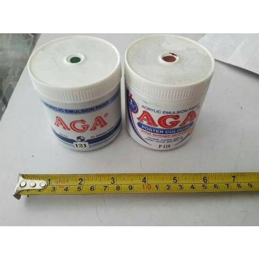 

_^_^_^] Cat AGA warna standart 200 cc. cat acrilic. cat poster. spanduk. gabus