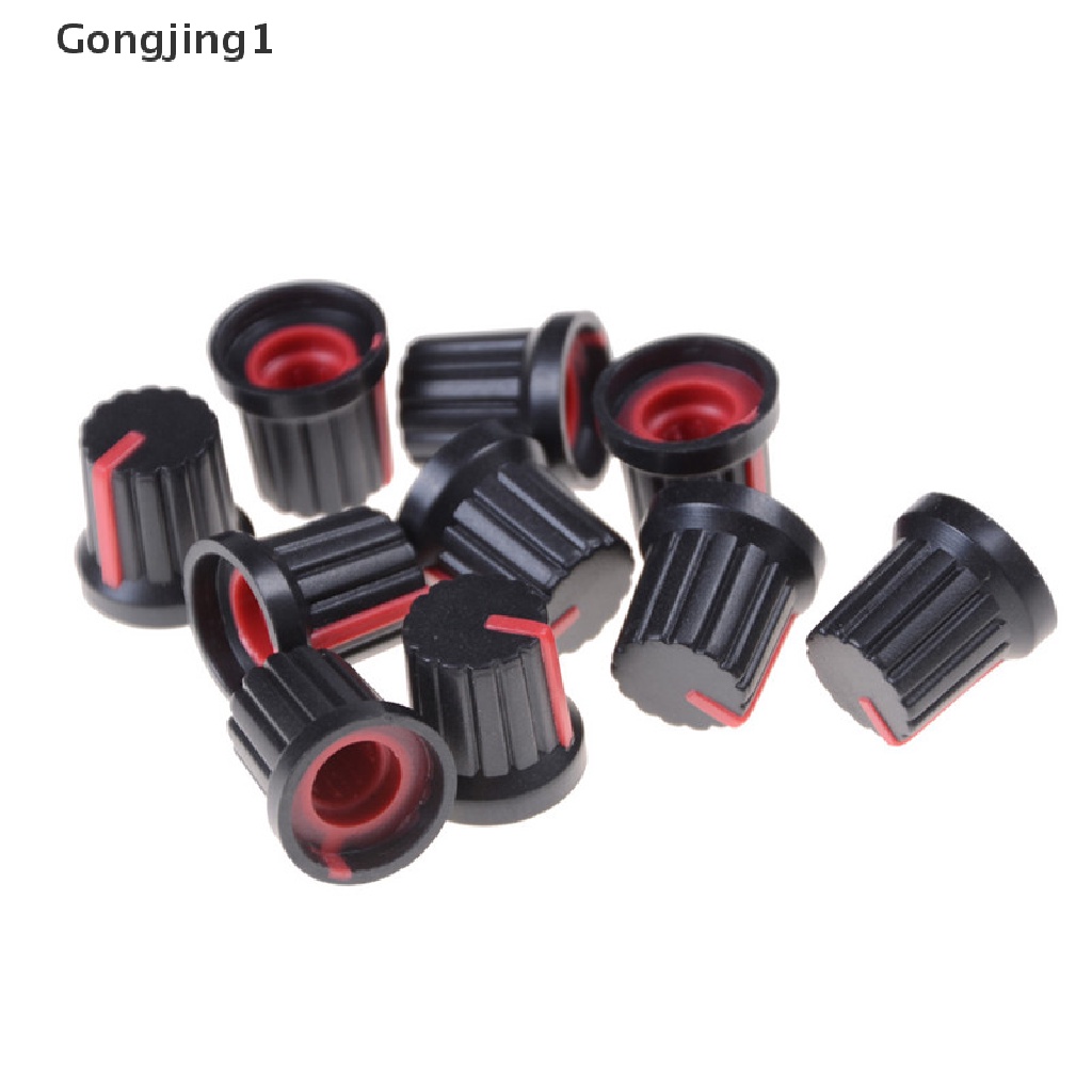 Gongjing1 10Pcs Tombol Potentiometer Diameter 6mm