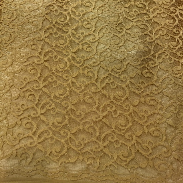 Kain broklat rumput laut warna gold