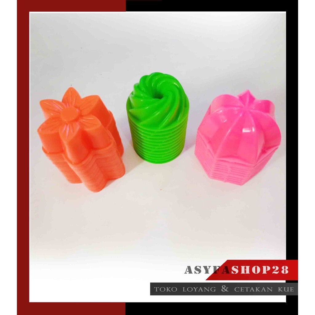 3 Lusin Cetakan Putu Ayu/Jelly 3 Bentuk