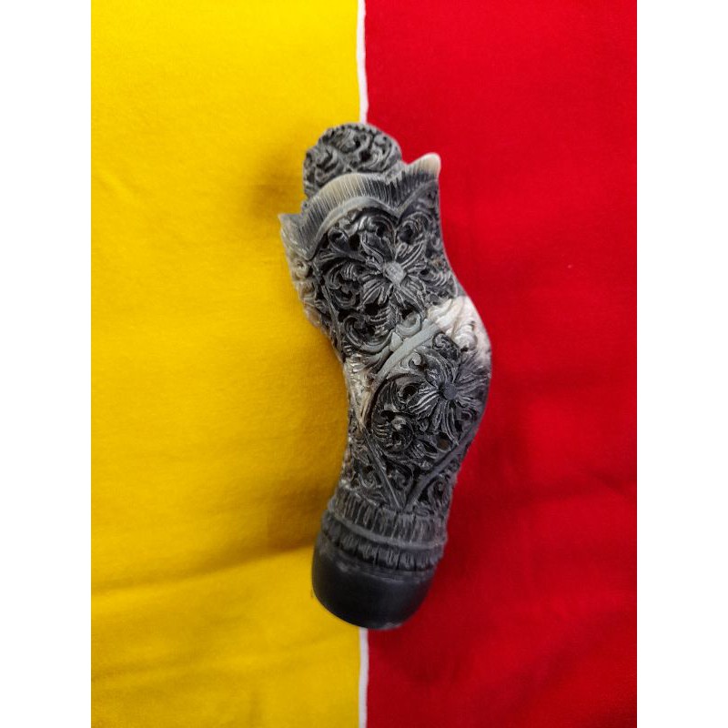 deder keris ukiran 3d tanduk | handle keris | hulu keris | no fr4476