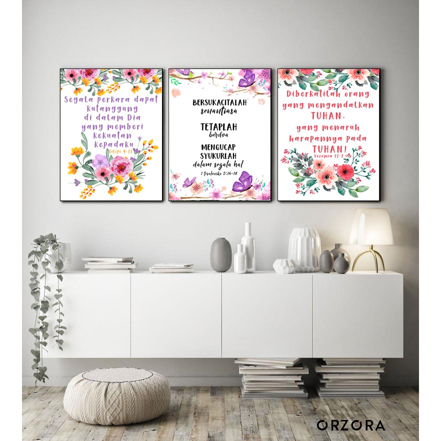 Poster Rohani Kristen / Dekorasi Rumah /Poster Inspirasi(AP30005)