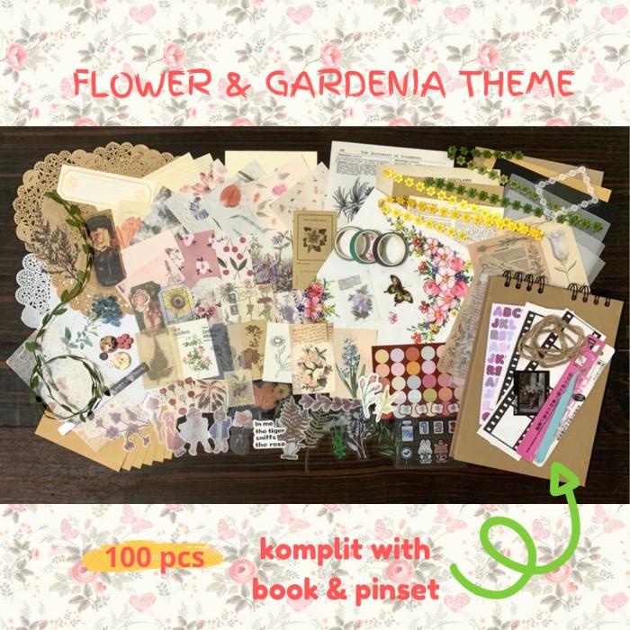 

Jurnalku Journal Kit Bujo Bullet Journaling Kit Scrapbook Kit Tema Flower Decor