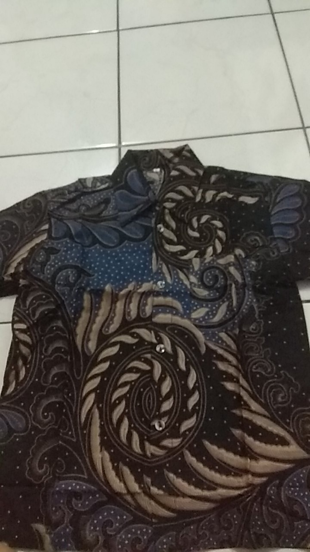 Baju Batik Anak Cowok Lengan Pendek Terlaris/ Batik Anak Pria Lengan Pendek/batik Anak Laki 2-12 Th