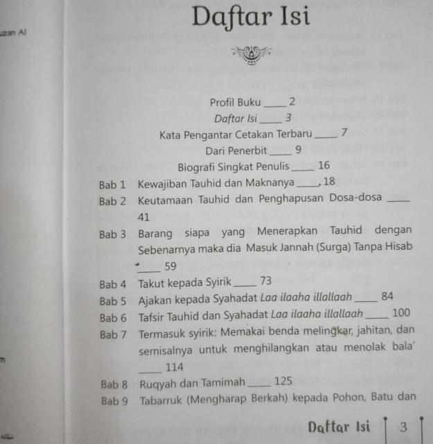 Ringkasan Syarah Kitab Tauhid EDISI TERBARU + MATAN ARAB