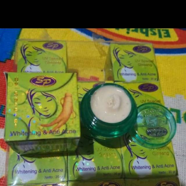 CREAM SP GINSENG  UV SPESIAL ANTI ACNE_ECER