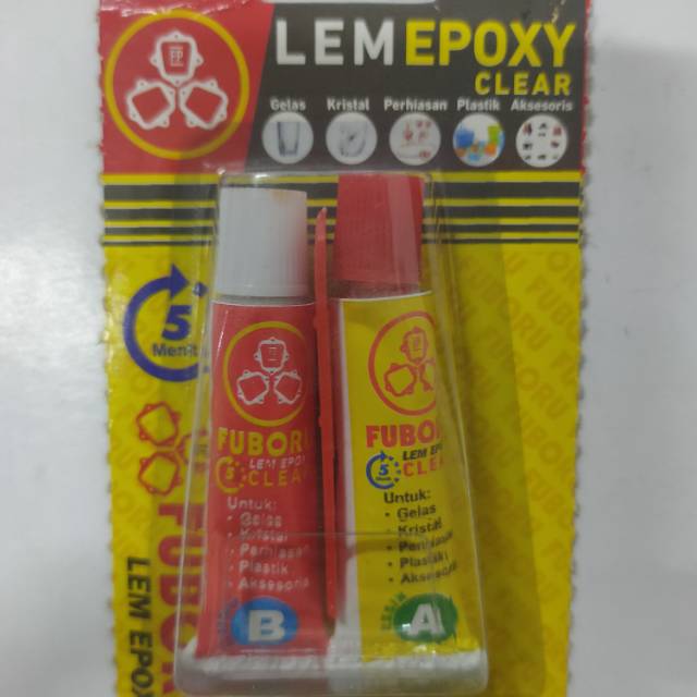 

HARGA PROMO LEM 6 PCS EPOXY CLEAR FUBORU 10G