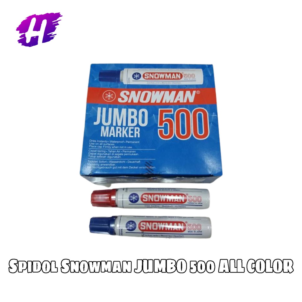 

SPIDOL SNOWMAN 500 JUMBO / SNOWMAN MARKER JUMBO 500 / JUMBO / 500