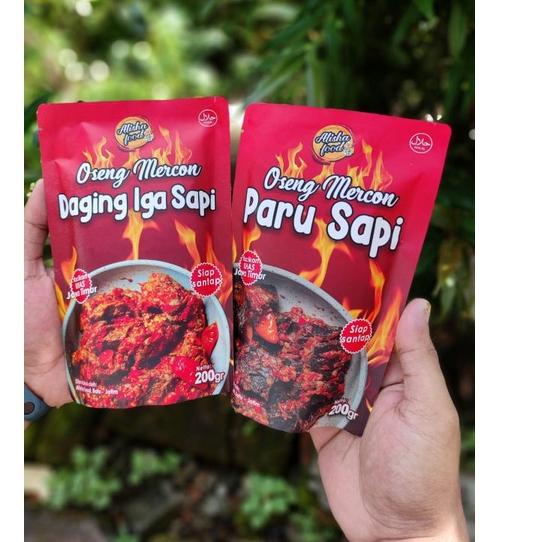 

㊑ Oseng Mercon Kemasan Standing Pouch Elegan 200 Gr ㅒ