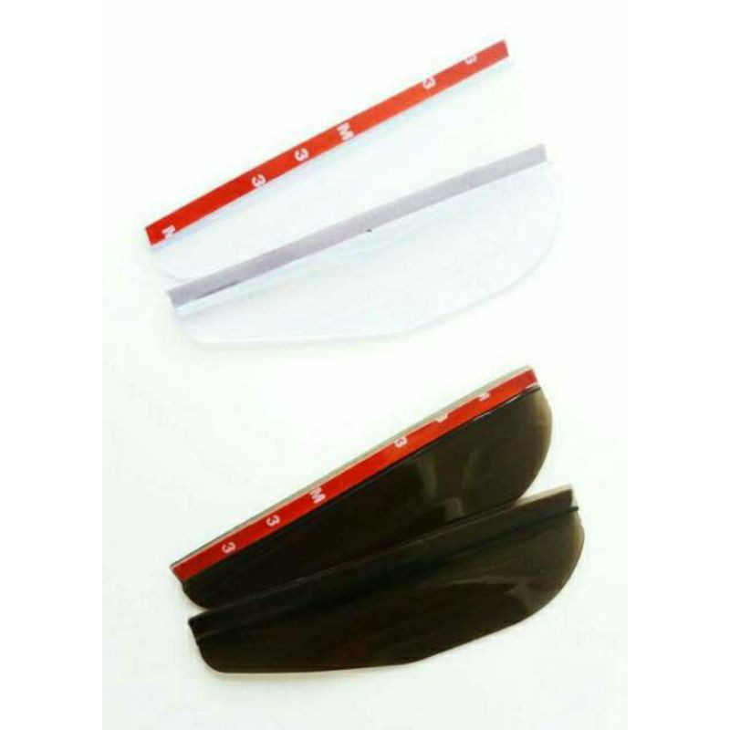 Talang Air Spion Mobil / PVC Pelindung Kaca spion (2Pcs=Kiri+Kanan)