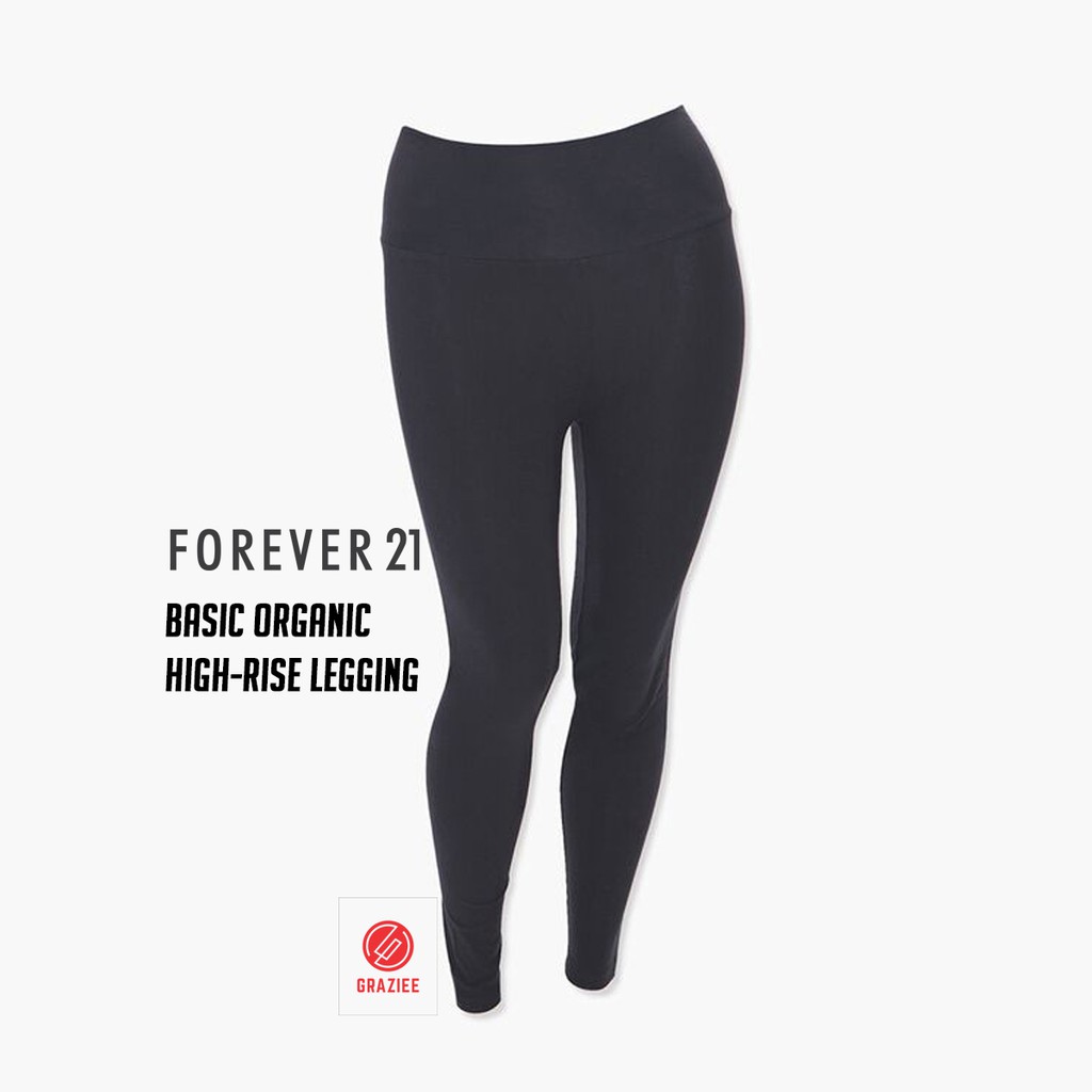 Celana Olahraga Wanita Forever 21 High Rise Legging Yoga Jumbo FL2124