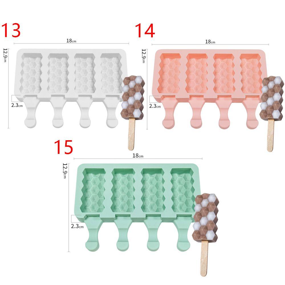 Solighter Cetakan Es Krim 3D Popsicle Mold Handmade Ice Cream Maker