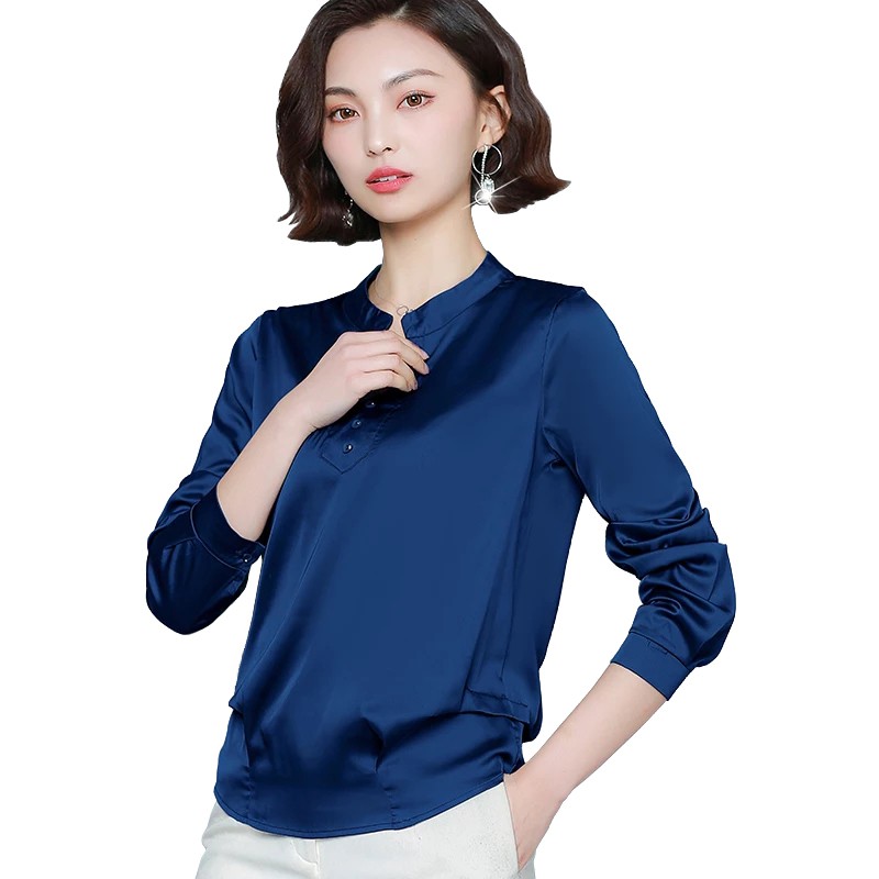 Blus Wanita Gaya Korea Lengan Panjang Murah Terbaru - XSHOP Yovanka