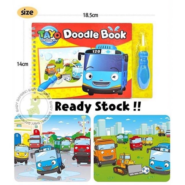 Tayo - Pororo - Doodle Book!! limited  Shopee Indonesia