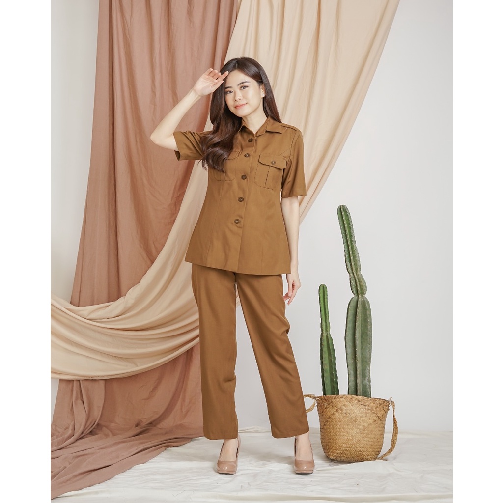 Blazer Wanita / Seragam Pns / Baju Dinas Pemda / Baju Pns Wanita / Baju Asn / Baju Guru Wanita -