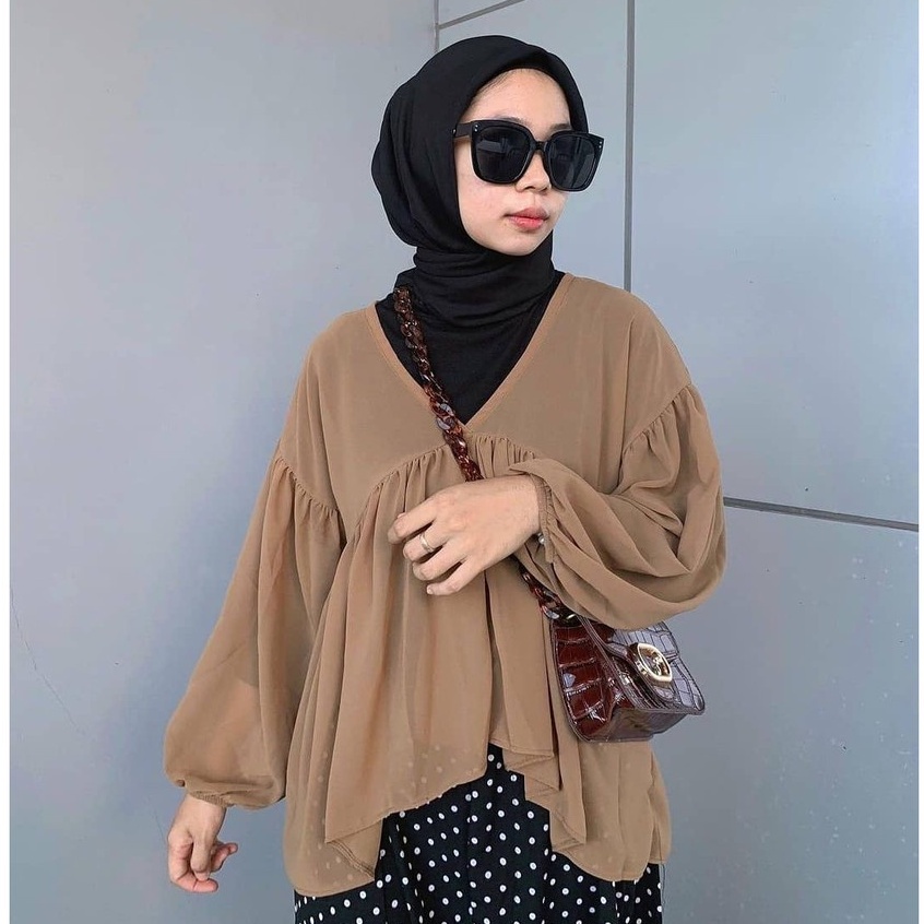 NAVA BLOUSE CERUTY / INZA DEALOVA  BLOUSE ORI CERUTI OUTHER BABYDOLL / BLOUSE C ERUTY