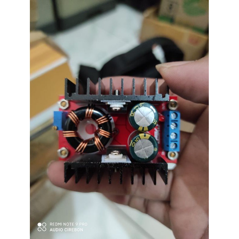 STEP UP 10A 150WATT BOOST CONVERTER DC-DC 10V-32V to 12v-35v penaik tegangan