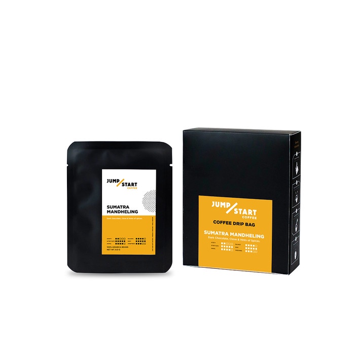 

vd201r Jumpstart Coffee Drip Bag / Filter Bag: Mix Flavor 5 Pcs @8Gr Ds20X11