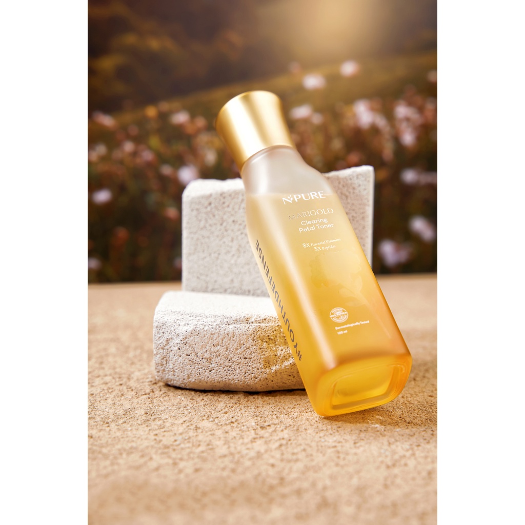 ★ BB ★  NPURE Marigold Clearing Petal Toner 120ml - N'pure