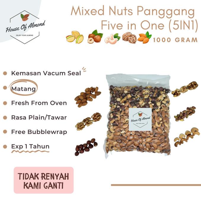 

Mixed Nuts Roasted Five in One (5in1) 1kg