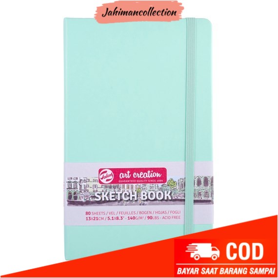 

✨ BISA COD ✨ talens art creation hardcover sketch book 13x21cm 140gsm - fresh mint