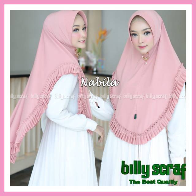 [ORI BILLY] HIJAB NABILA ORIGINAL BY BILLY SCARF