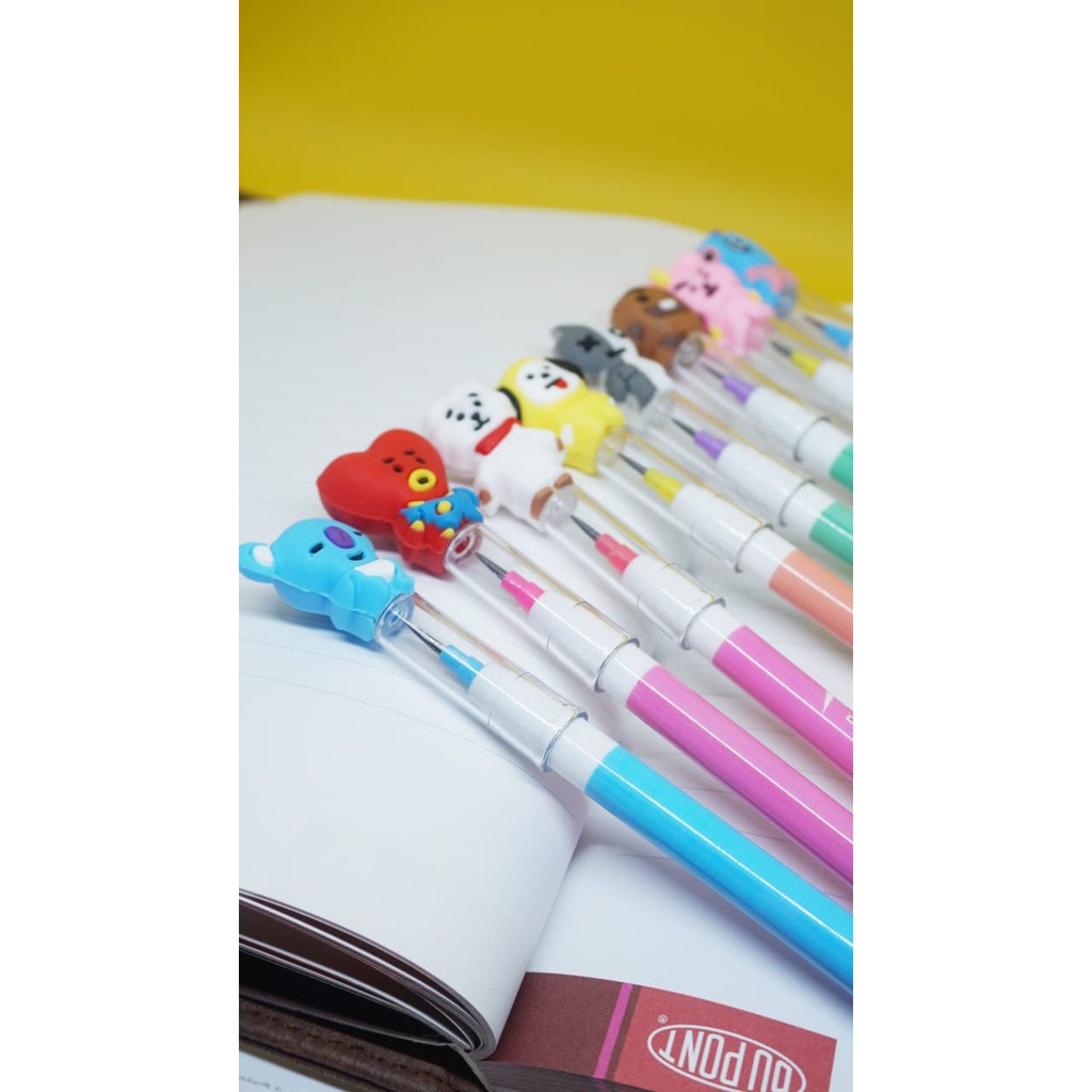 

PENSIL BT PENCIL BTS BANGTAN ARMY LUCU ADA 8 VARIAN UNIK READY STOCK