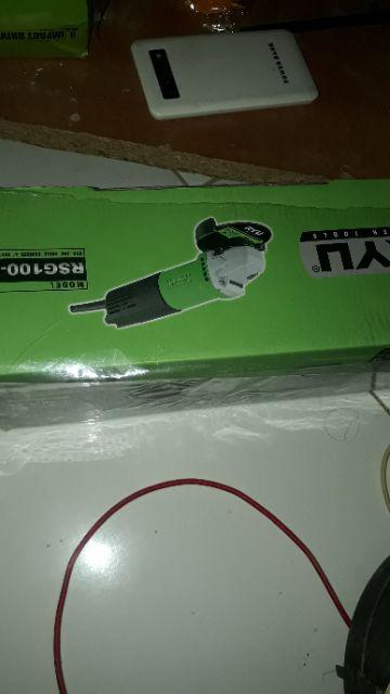 Mesin Gerinda Tangan Ryu 4 Inch Rsg 100-3 / Angel Grinder 4inch 4 Plus Satu Pcs Patu Potong