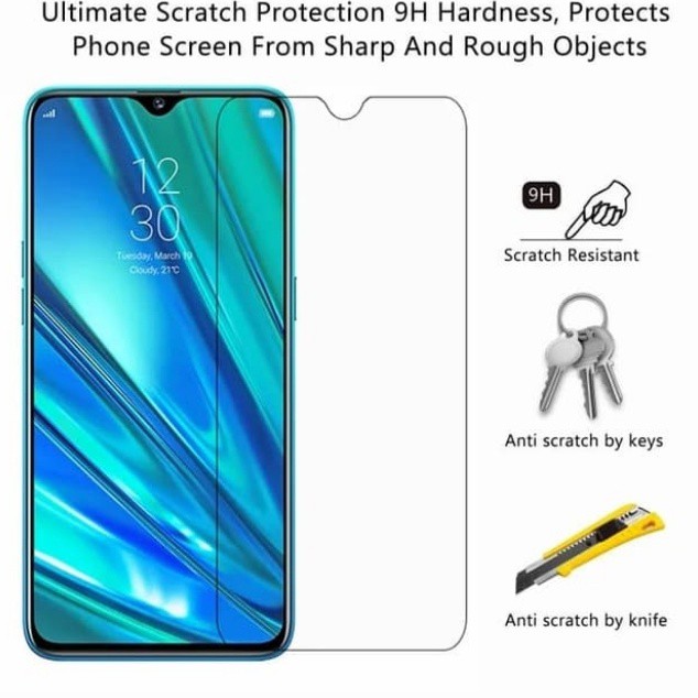 Tempered Glass Bening Oppo A12 Anti gores Premium Oppo A12
