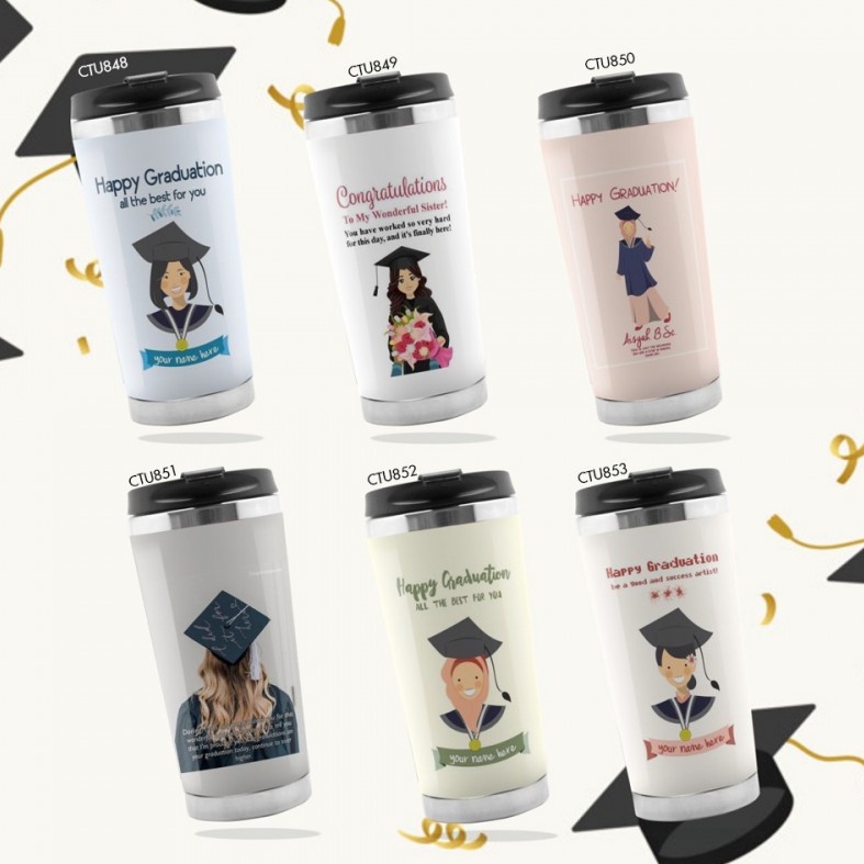 Jual Tumbler Custom Hadiah Wisuda Tumblr Graduation Gift Botol Minum Kado Wisuda Gift Custom