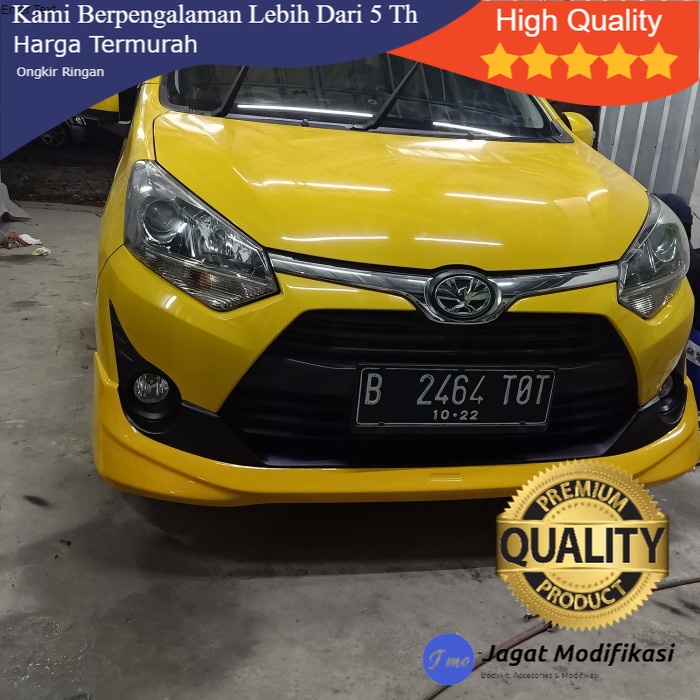 Promo Big Sale Bodykit Agya TRD 2018 Depan Dan Samping Body kit Agya TRD 2018
