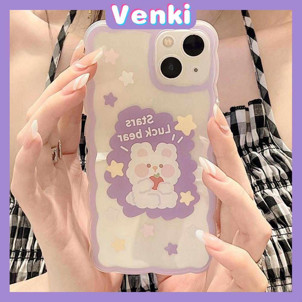 iPhone Case Silicone Soft Case Clear Case Airbag Shockproof Camera Cover Protection Cartoon Cute Rabbit Compatible For iPhone 11 iPhone 13 Pro Max iPhone 12 Pro Max iPhone 7 Plus