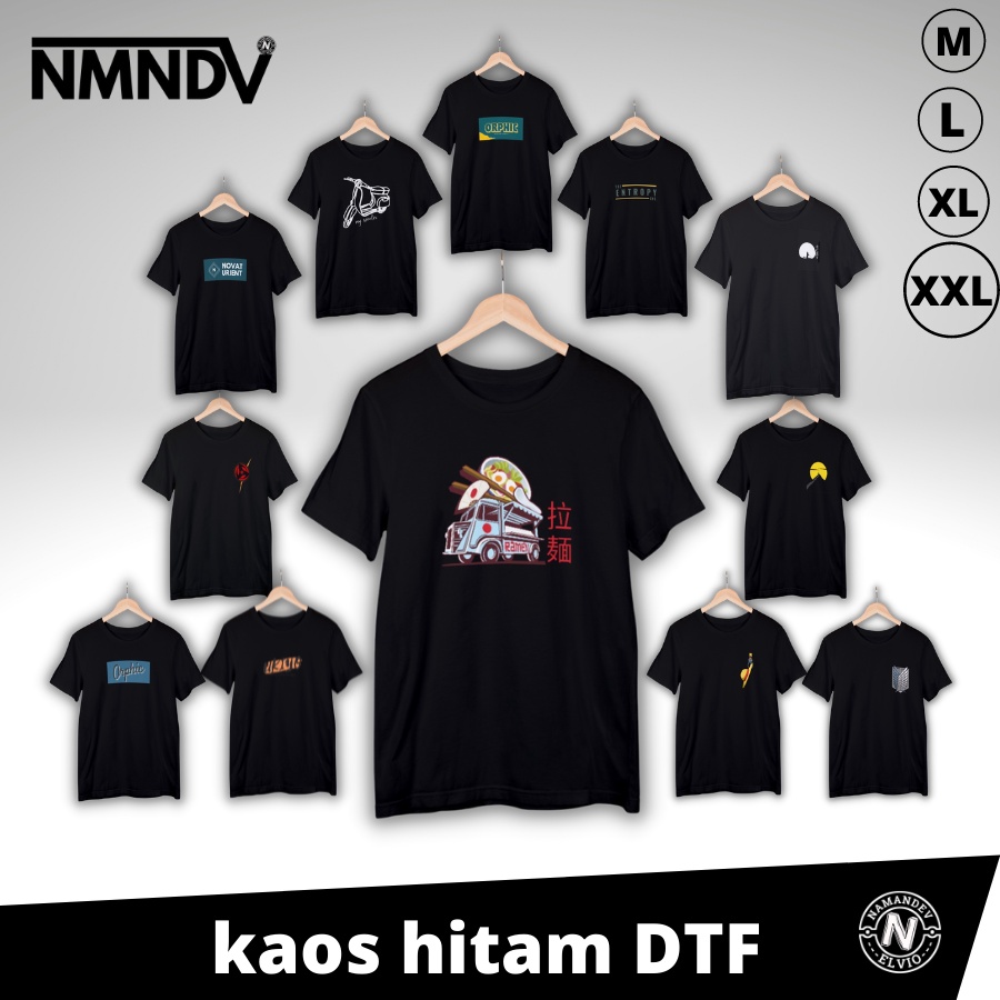 [ BISA COD ] BAJU KAOS T SHIRT ATASAN PAKAIAN DISTRO PRIA WANITA DEWASA MURAH ILUSTRASI ONE PIECE NARUTO ATTACK ON TITAN RAMEN