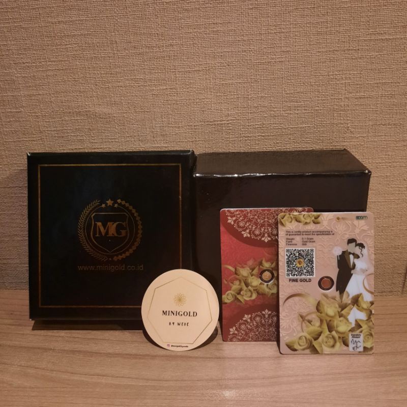 Minigold Antam Emas 24k Gift Series 0.1gram Emas Mini