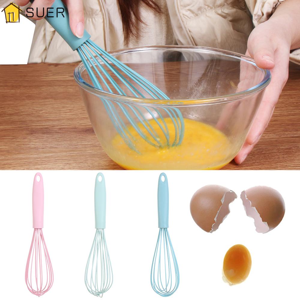 New Silicone Balloon kitchen Wire Hand Whisk Mixer Cake Egg Milk Beater 